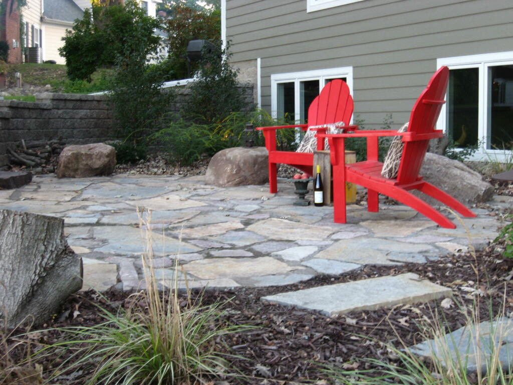 Chilton Patio for backyard entertaining by Sequoia Landscape