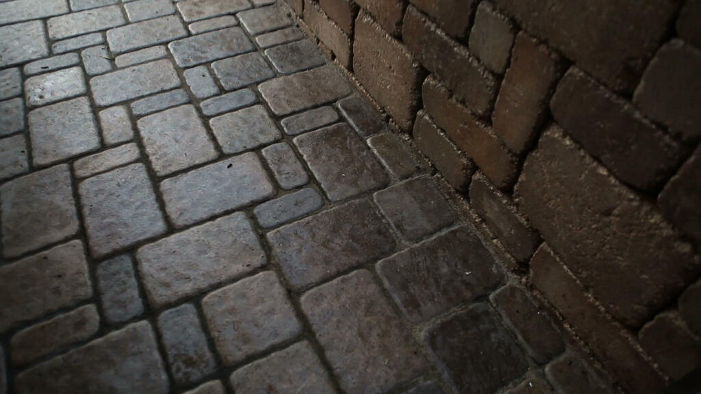 Closeup of Pavers by Sequoia Landscape