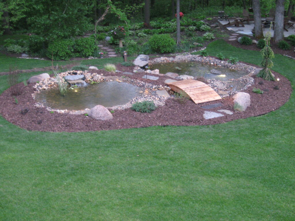 Pond View by Sequoia Landscape
